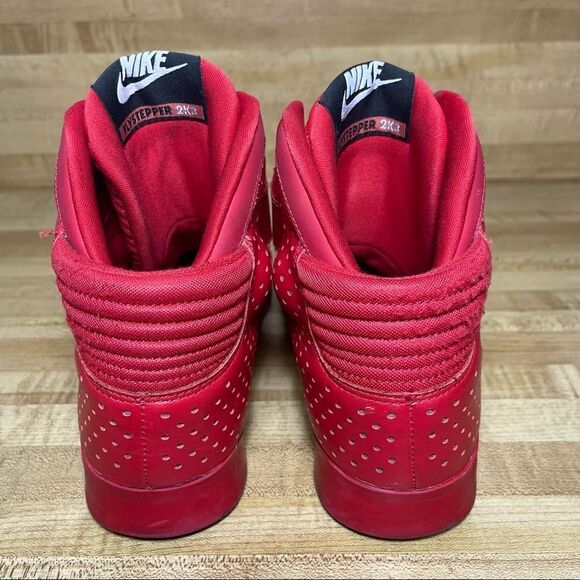 2014 NIKE FLYSTEPPER 2K3 PREMIUM UNIVERSITY RED OCTOBER CHROME 677473-601 Sz 8 - Picture 7 of 7